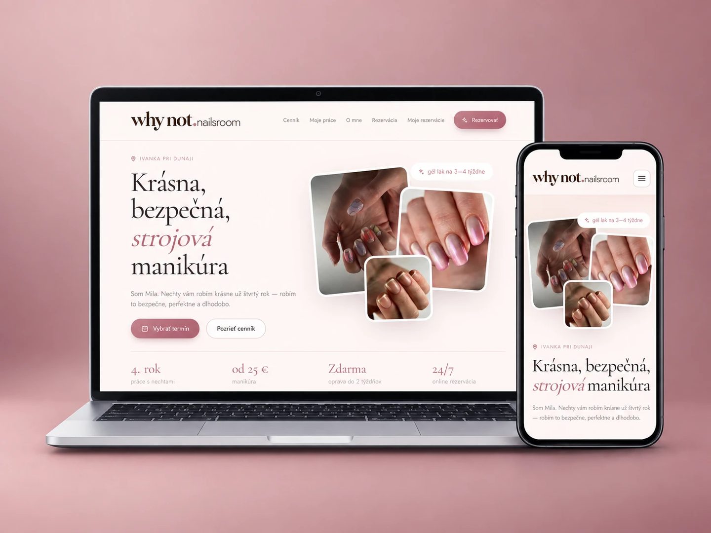 Собственная система онлайн-записи для студии маникюра why not nailsroom